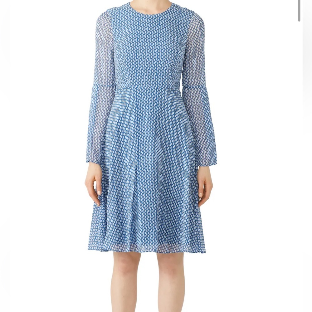 L.K. Bennet
Blue Abbie Dress Blue Patterned Women's Dress size 10 USA